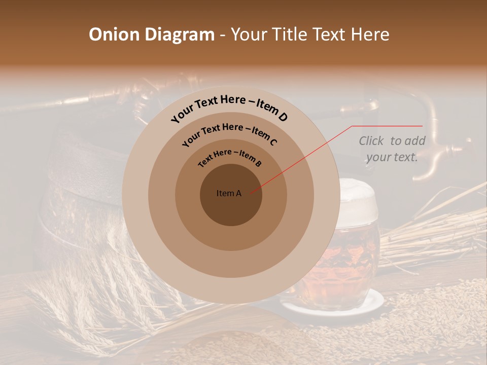 Faucet Agriculture Drink PowerPoint Template