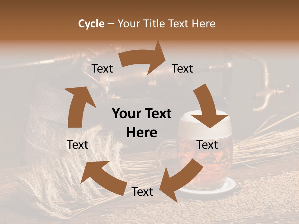 Faucet Agriculture Drink PowerPoint Template