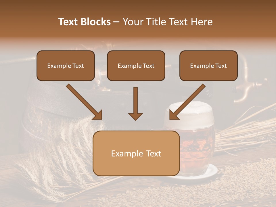 Faucet Agriculture Drink PowerPoint Template