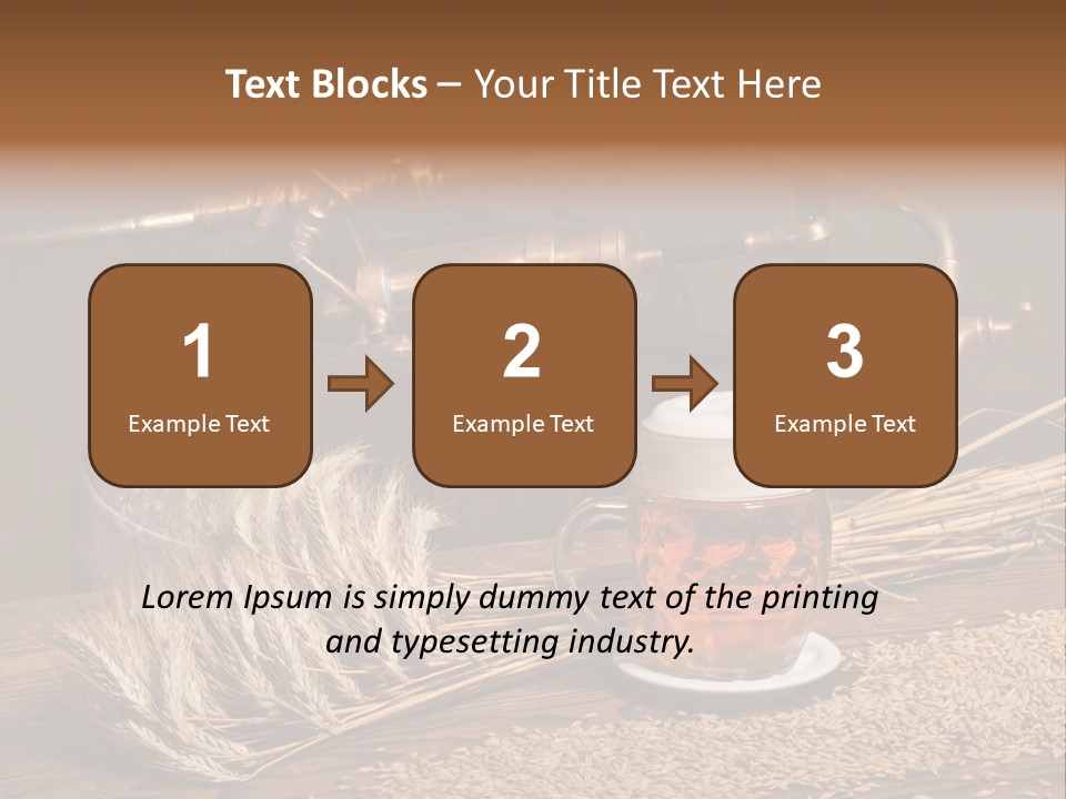 Faucet Agriculture Drink PowerPoint Template