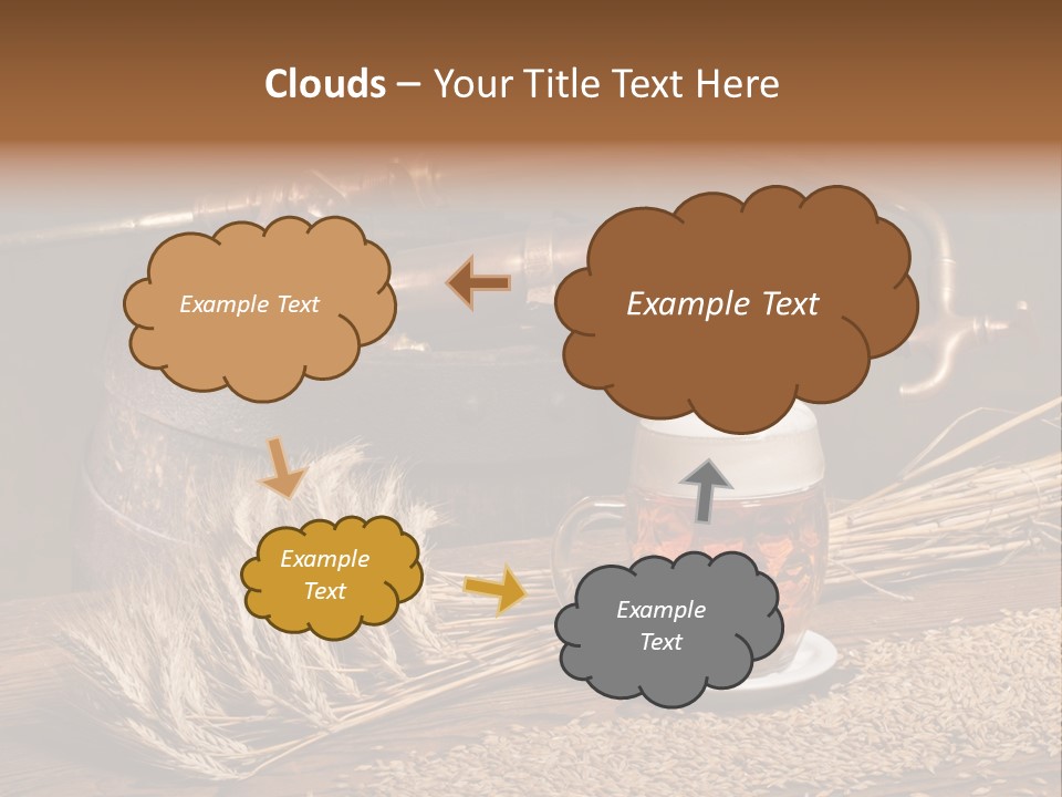 Faucet Agriculture Drink PowerPoint Template