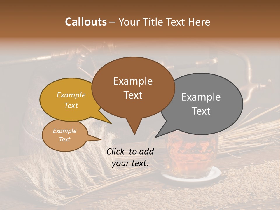 Faucet Agriculture Drink PowerPoint Template