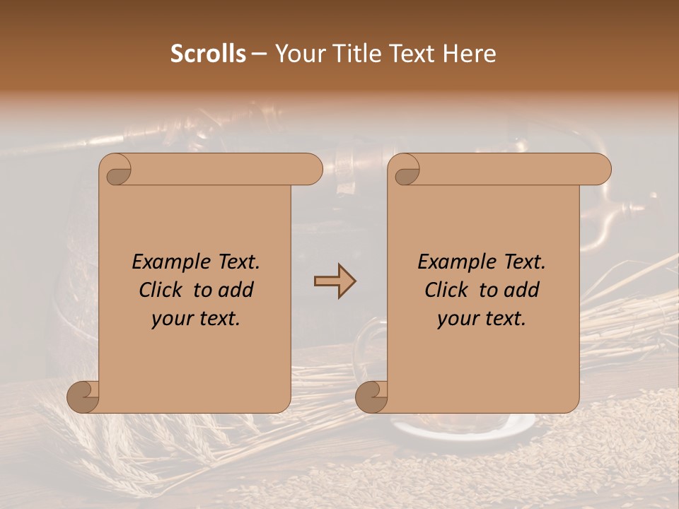 Faucet Agriculture Drink PowerPoint Template