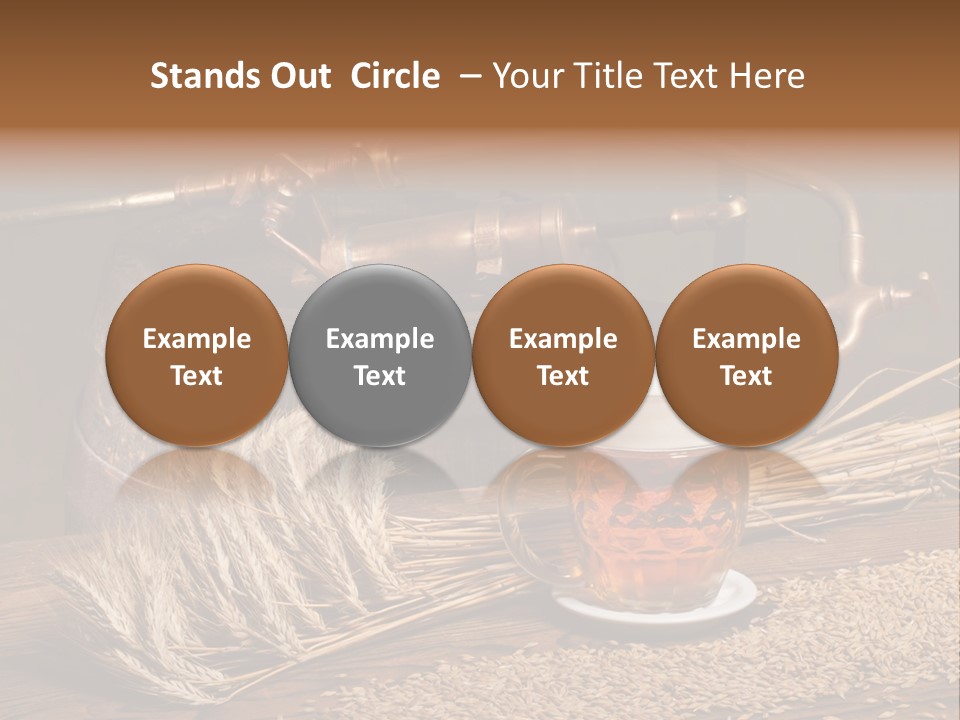 Faucet Agriculture Drink PowerPoint Template