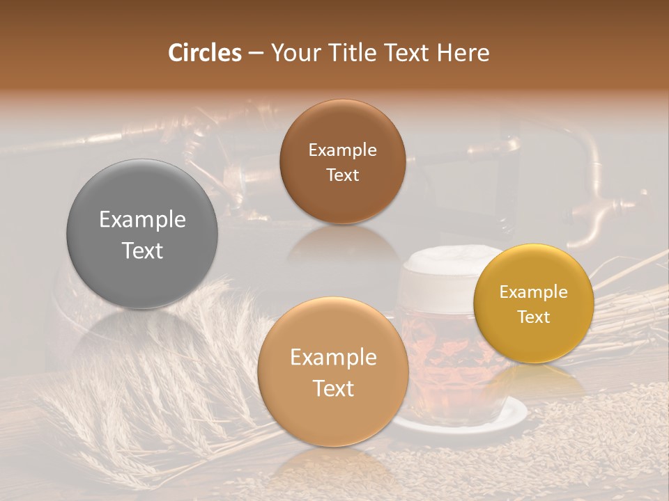 Faucet Agriculture Drink PowerPoint Template