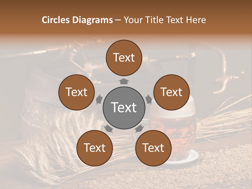 Faucet Agriculture Drink PowerPoint Template