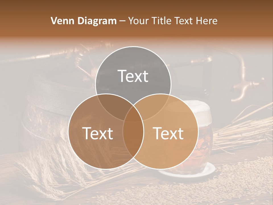 Faucet Agriculture Drink PowerPoint Template