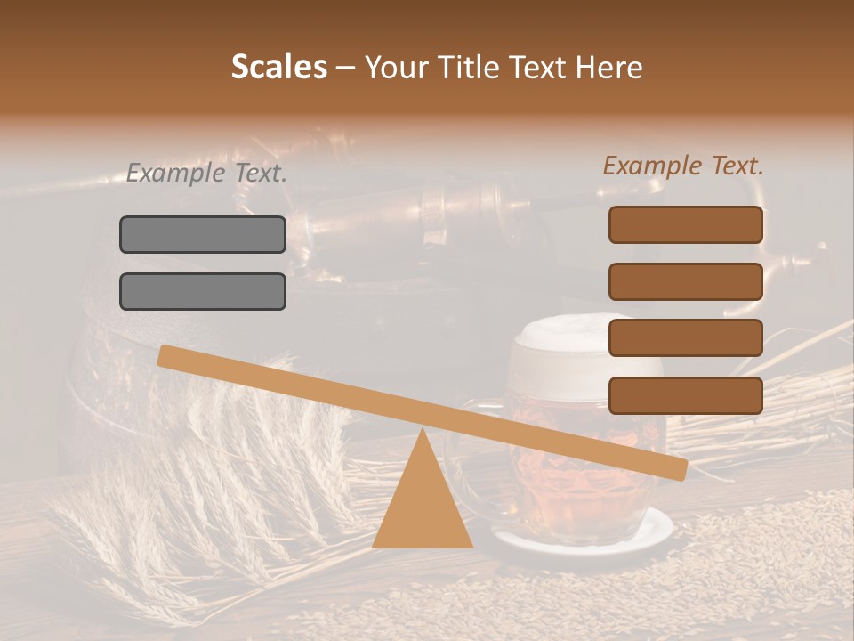 Faucet Agriculture Drink PowerPoint Template