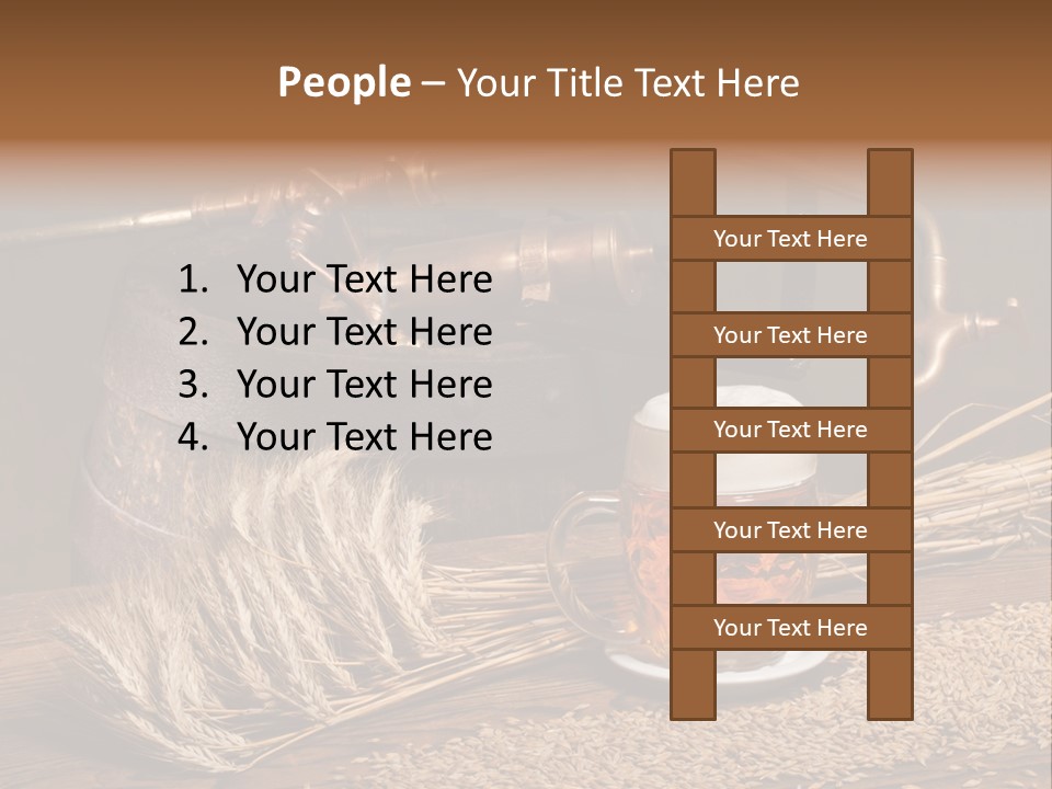 Faucet Agriculture Drink PowerPoint Template