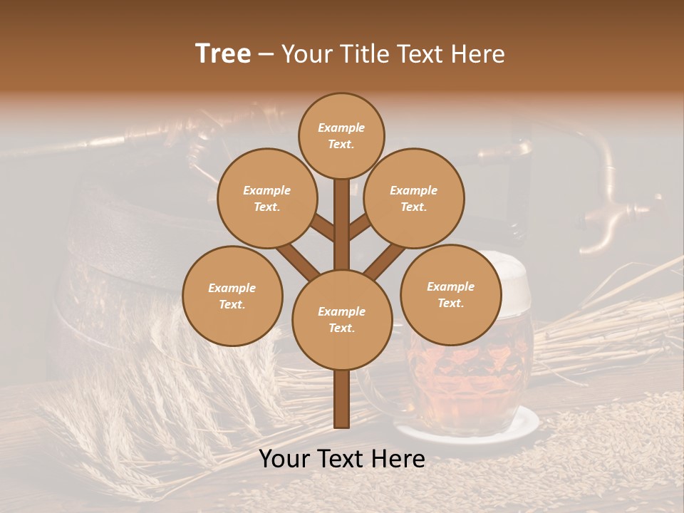 Faucet Agriculture Drink PowerPoint Template