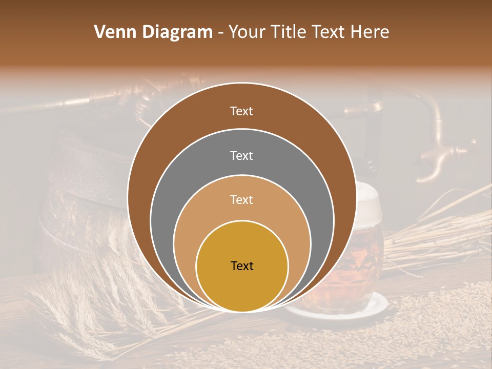 Faucet Agriculture Drink PowerPoint Template