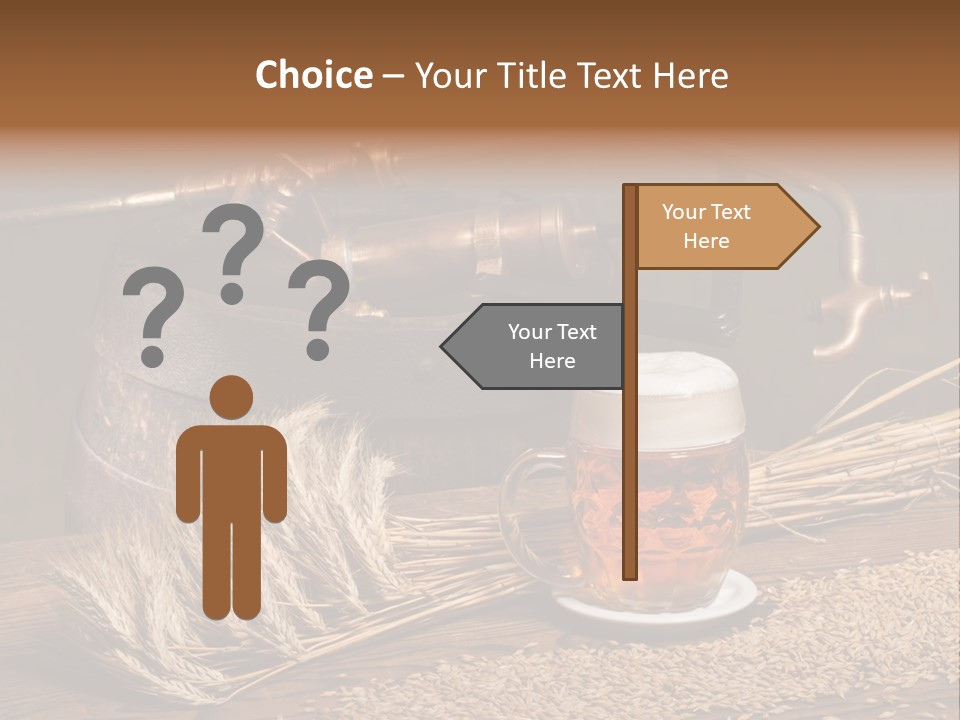 Faucet Agriculture Drink PowerPoint Template