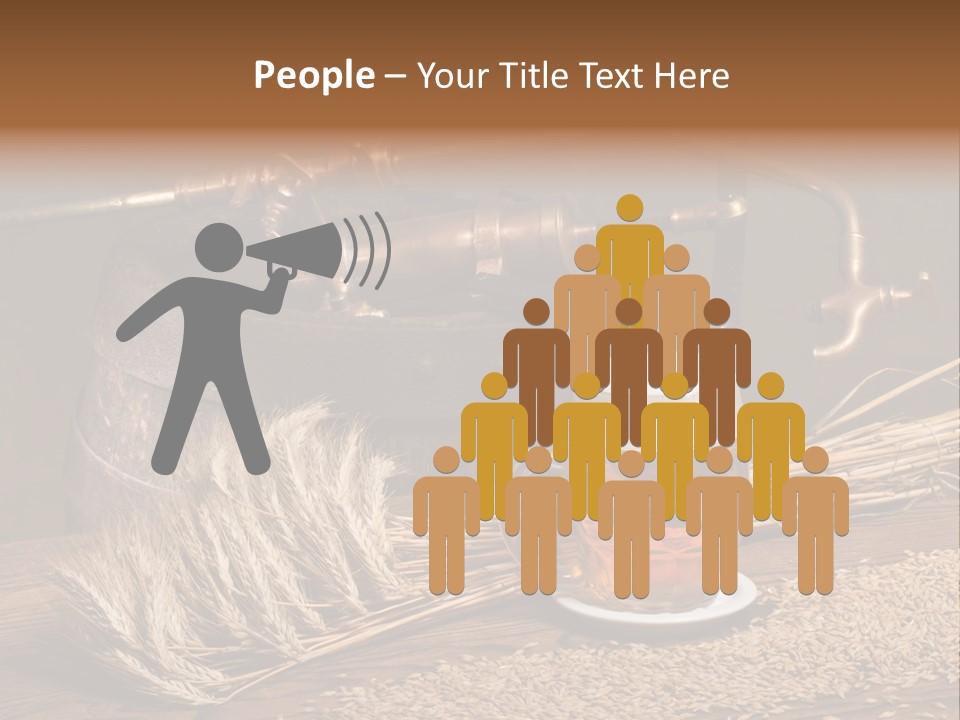 Faucet Agriculture Drink PowerPoint Template