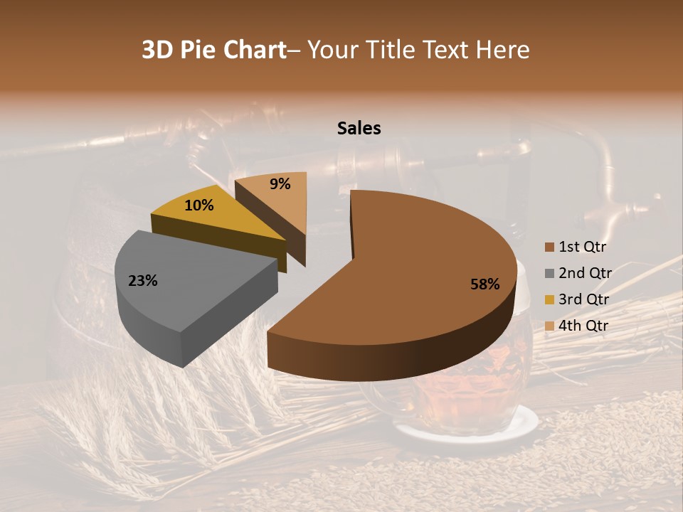 Faucet Agriculture Drink PowerPoint Template