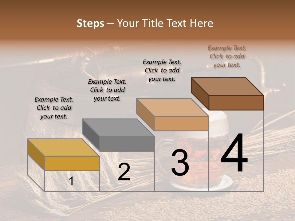 Faucet Agriculture Drink PowerPoint Template