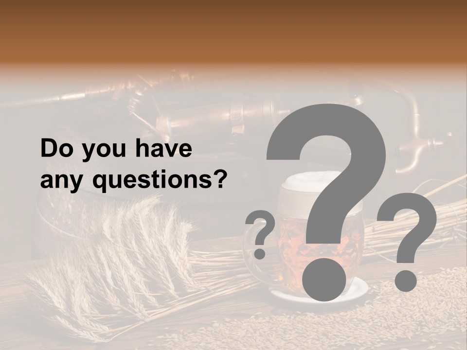 Faucet Agriculture Drink PowerPoint Template