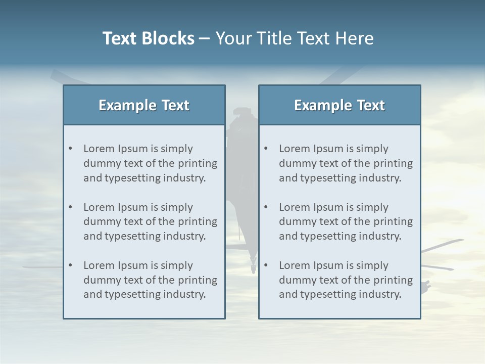 A Group Of Military Helicopters Flying Through A Cloudy Sky PowerPoint Template