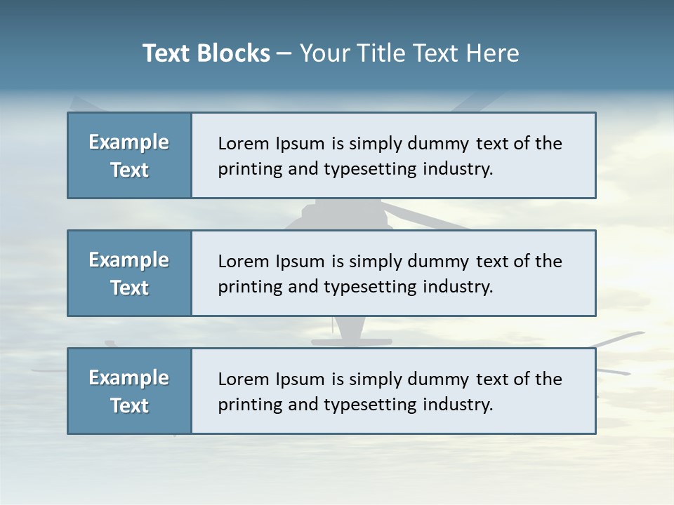A Group Of Military Helicopters Flying Through A Cloudy Sky PowerPoint Template