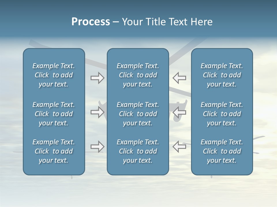 A Group Of Military Helicopters Flying Through A Cloudy Sky PowerPoint Template