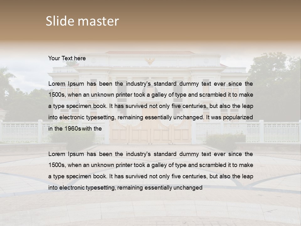 United States Of America Land United States PowerPoint Template