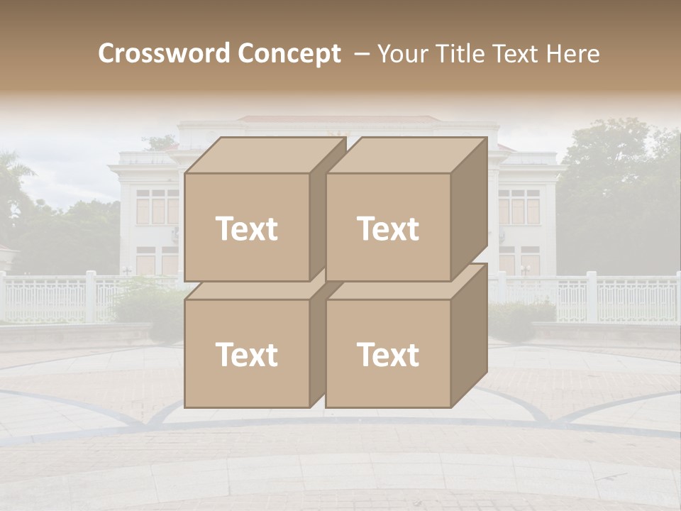 United States Of America Land United States PowerPoint Template