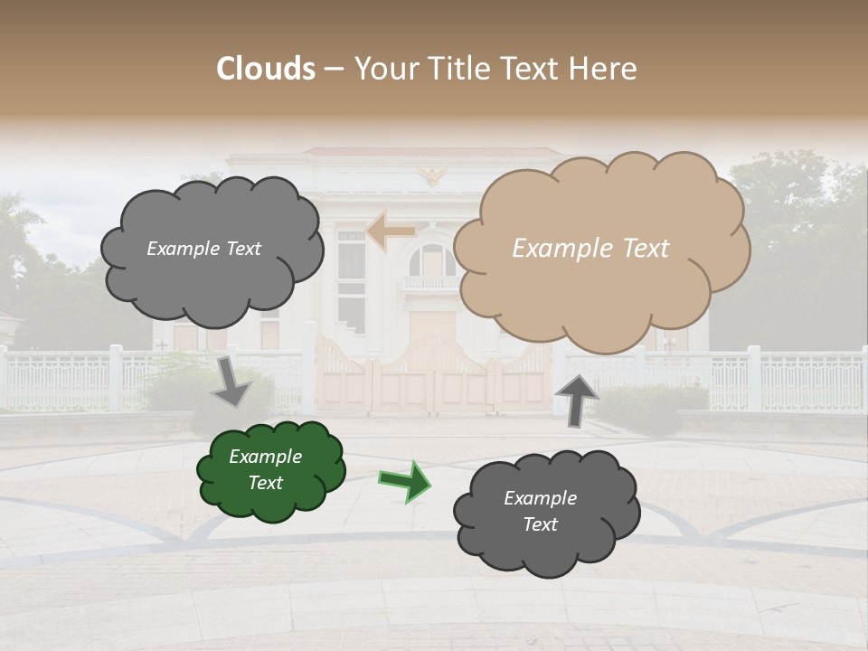 United States Of America Land United States PowerPoint Template