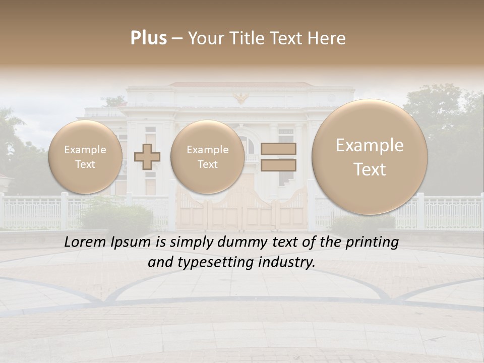 United States Of America Land United States PowerPoint Template