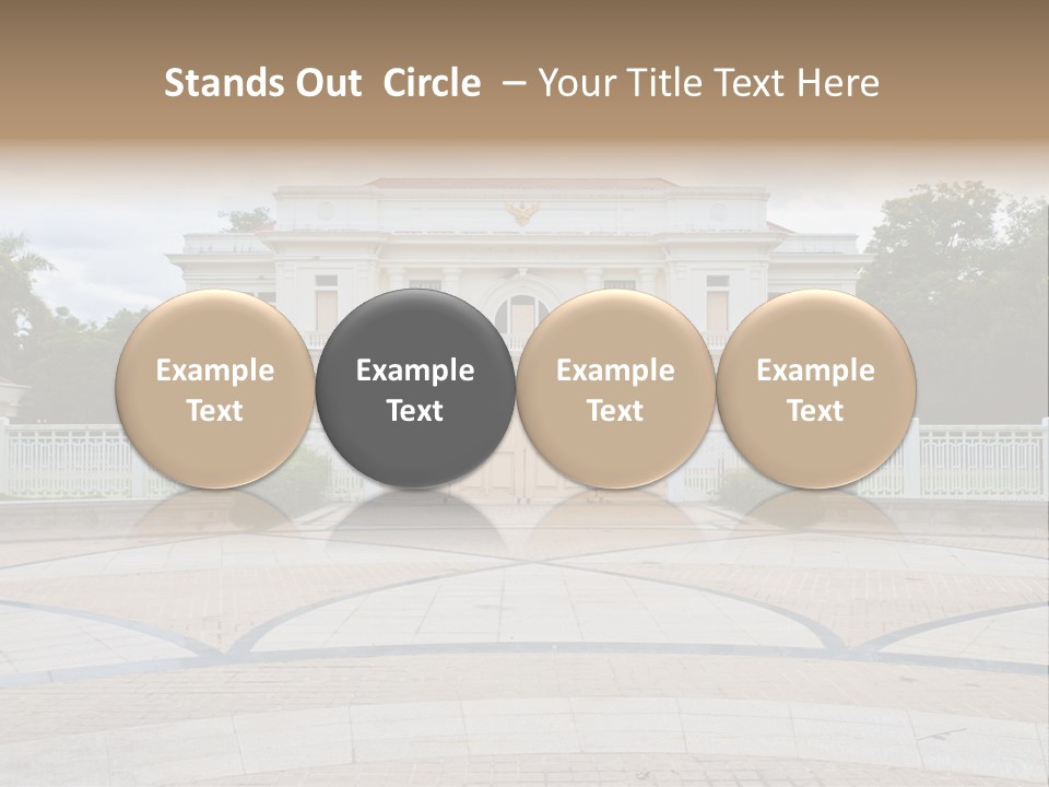 United States Of America Land United States PowerPoint Template