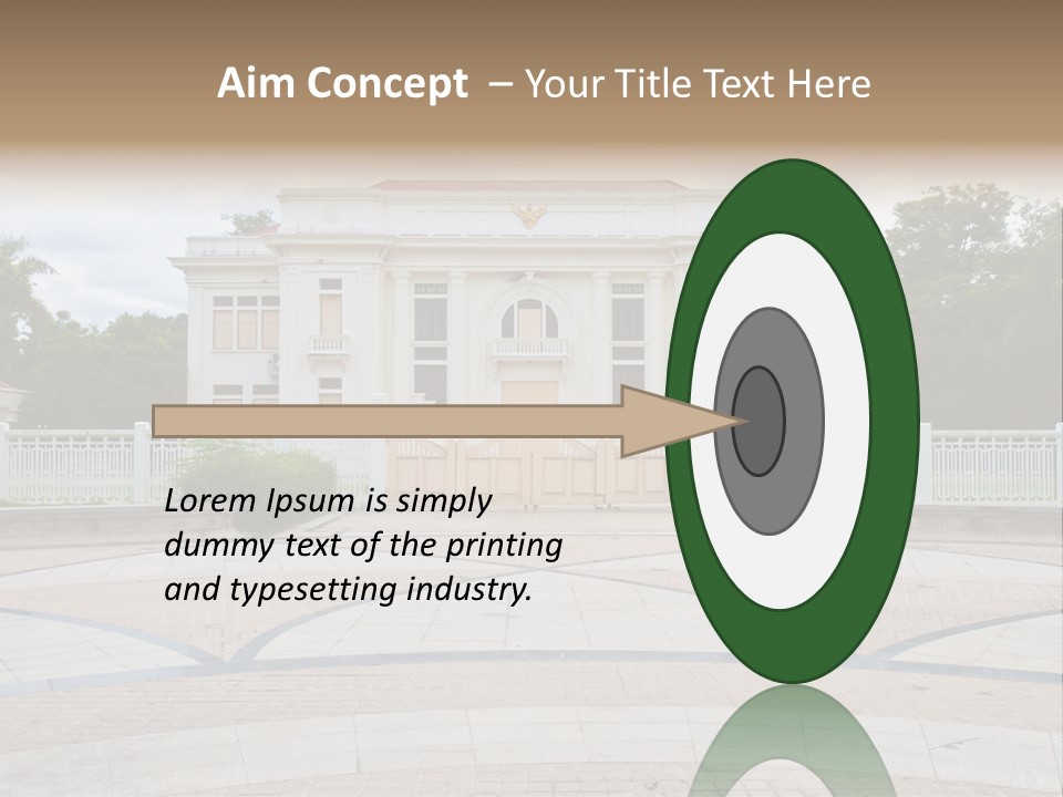 United States Of America Land United States PowerPoint Template