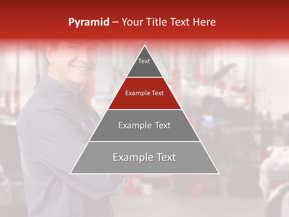 Inspection Vehicle Men PowerPoint Template