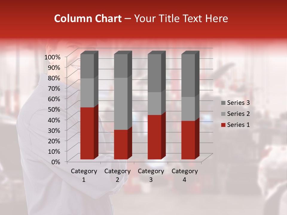 Inspection Vehicle Men PowerPoint Template