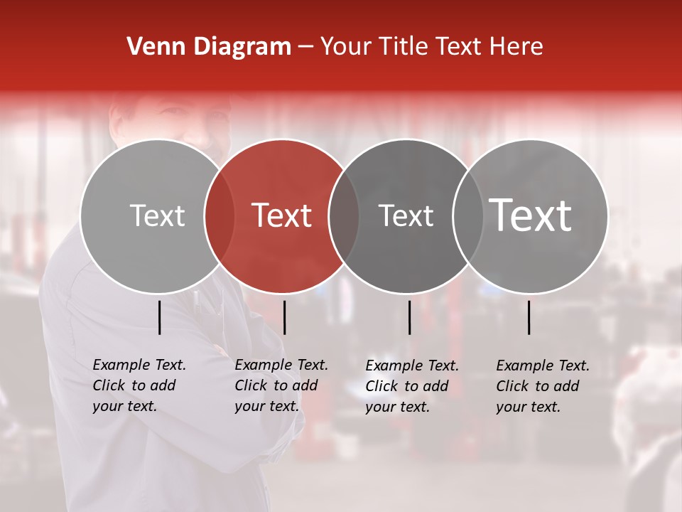 Inspection Vehicle Men PowerPoint Template