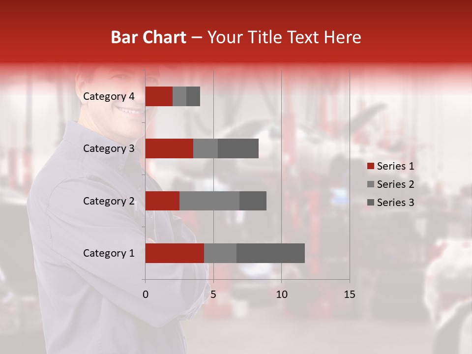 Inspection Vehicle Men PowerPoint Template