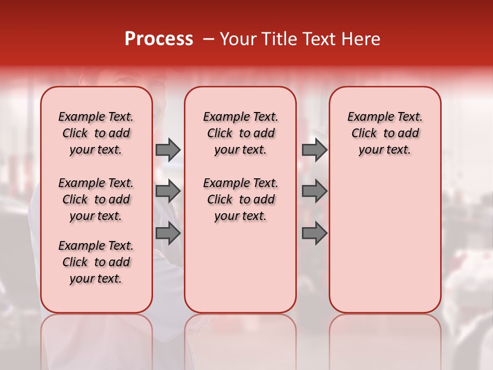 Inspection Vehicle Men PowerPoint Template