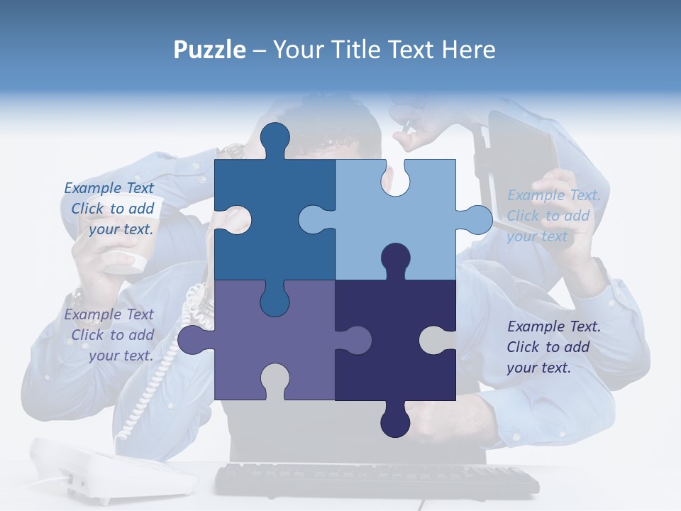 Busy Business Man PowerPoint Template