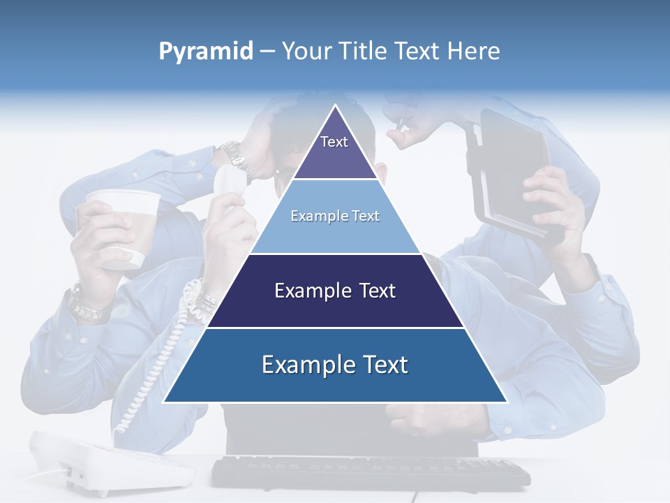 Busy Business Man PowerPoint Template