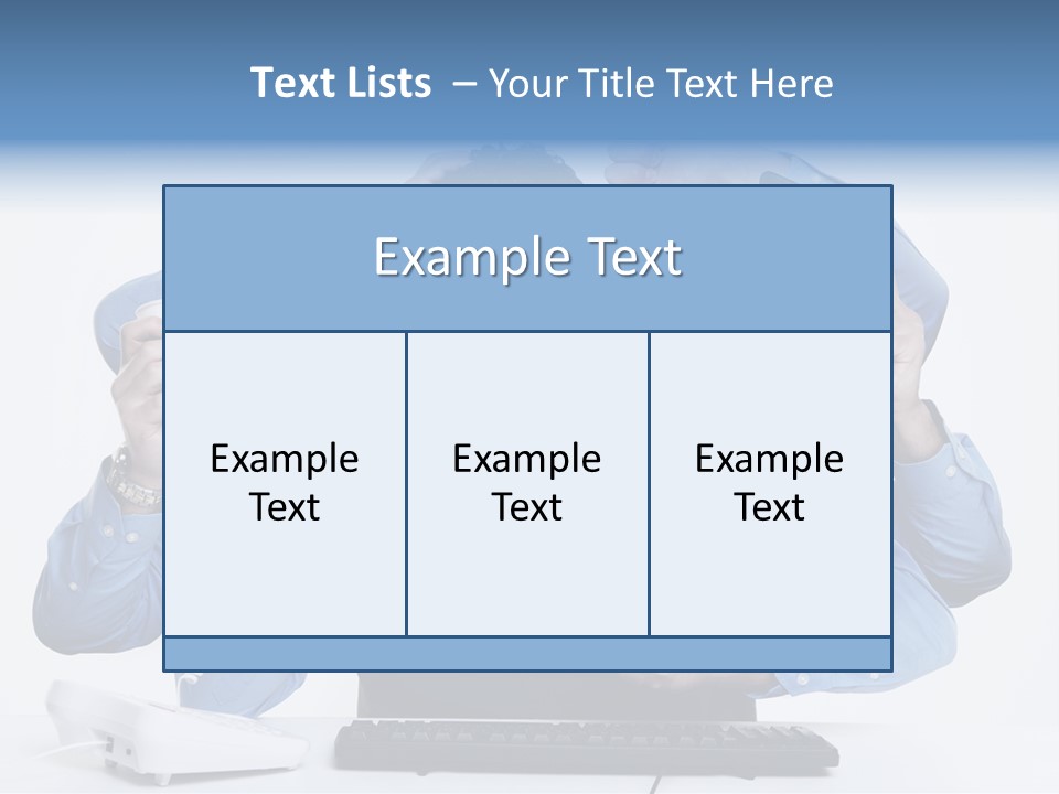 Busy Business Man PowerPoint Template