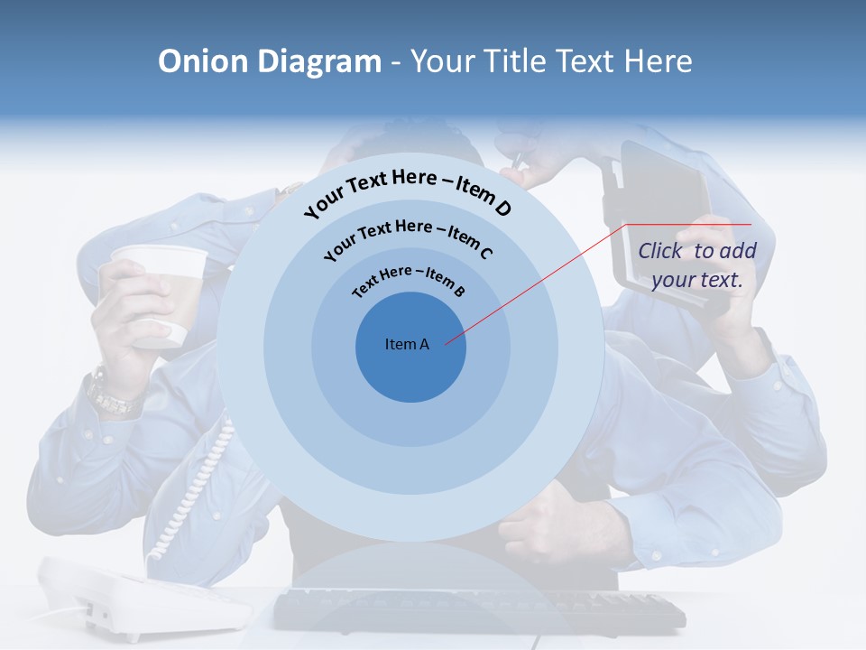 Busy Business Man PowerPoint Template