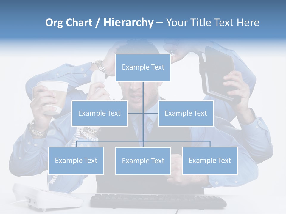 Busy Business Man PowerPoint Template