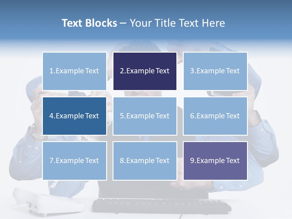 Busy Business Man PowerPoint Template