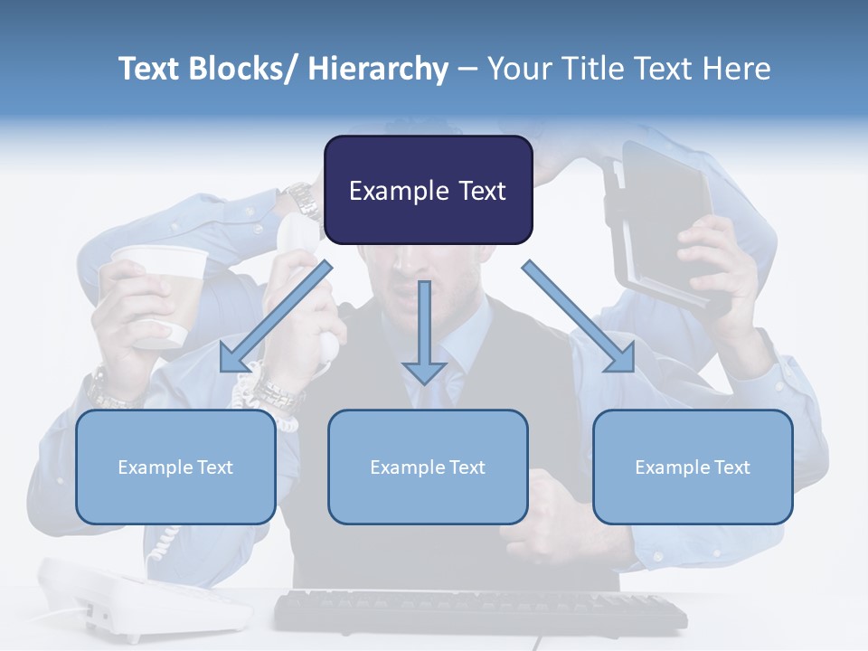 Busy Business Man PowerPoint Template