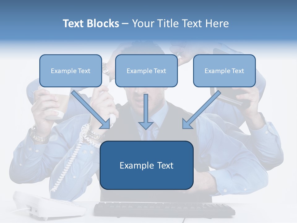 Busy Business Man PowerPoint Template