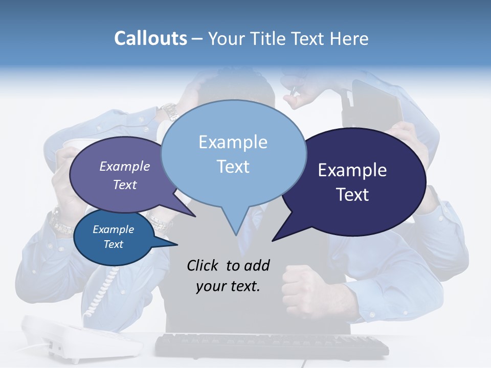 Busy Business Man PowerPoint Template