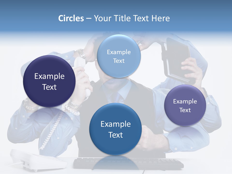 Busy Business Man PowerPoint Template