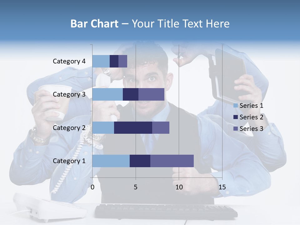 Busy Business Man PowerPoint Template