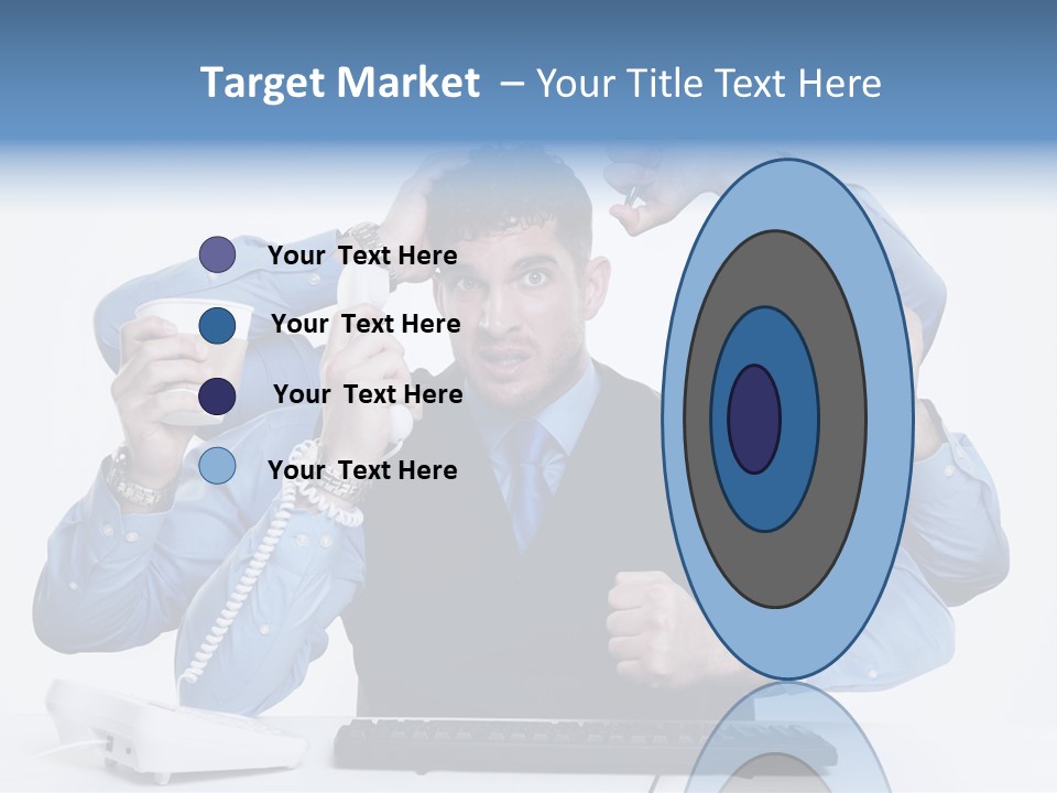 Busy Business Man PowerPoint Template