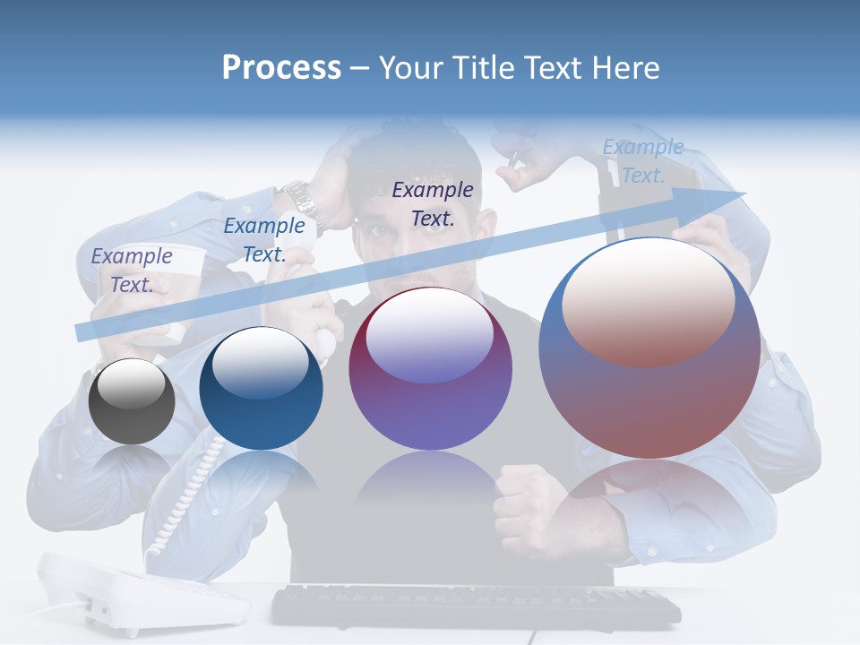 Busy Business Man PowerPoint Template