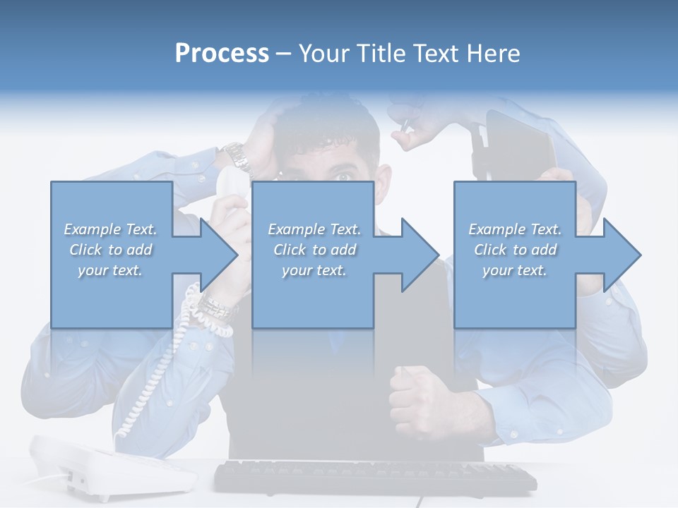 Busy Business Man PowerPoint Template