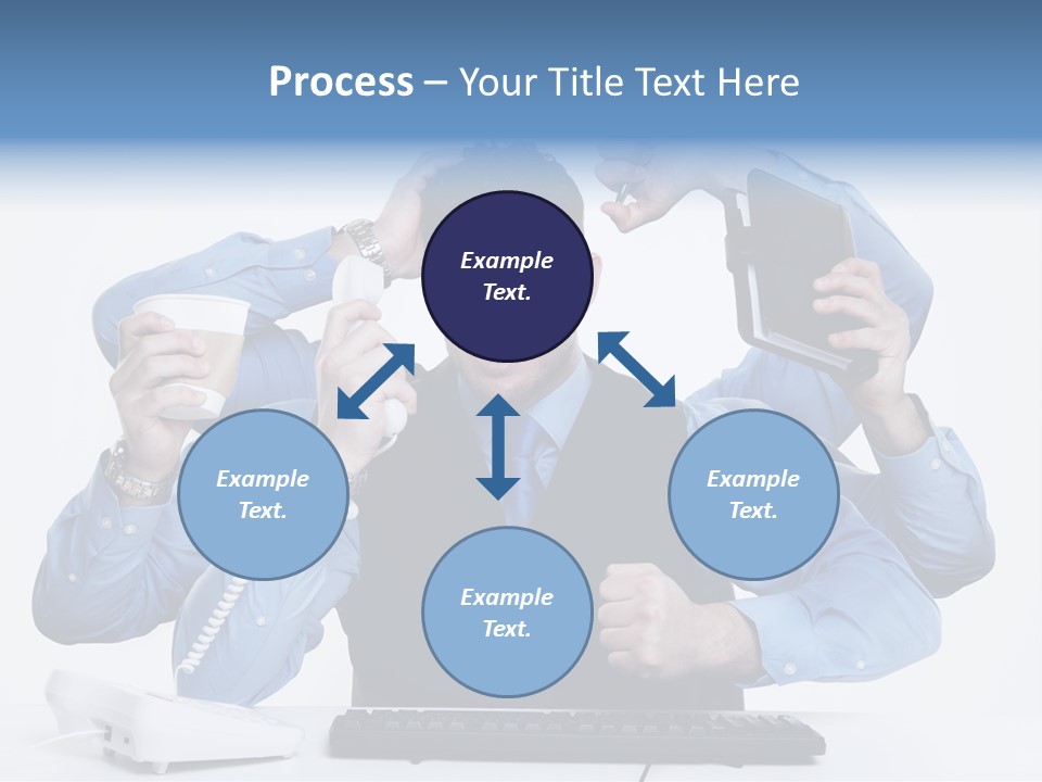 Busy Business Man PowerPoint Template