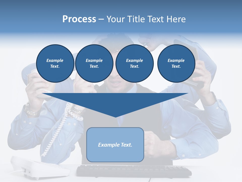 Busy Business Man PowerPoint Template